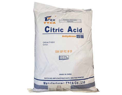  Citric Acid: Un agente chimico polivalente per l'industria alimentare e farmaceutica!